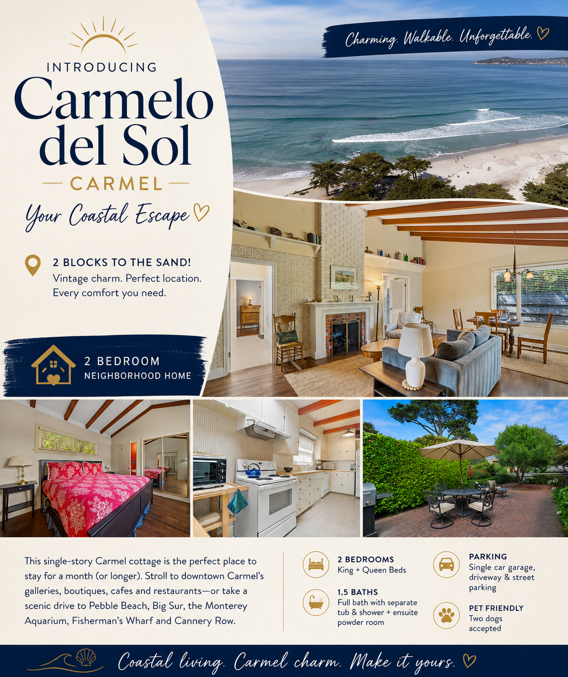 Carmelo del Sol - Carmel Vacation Rental